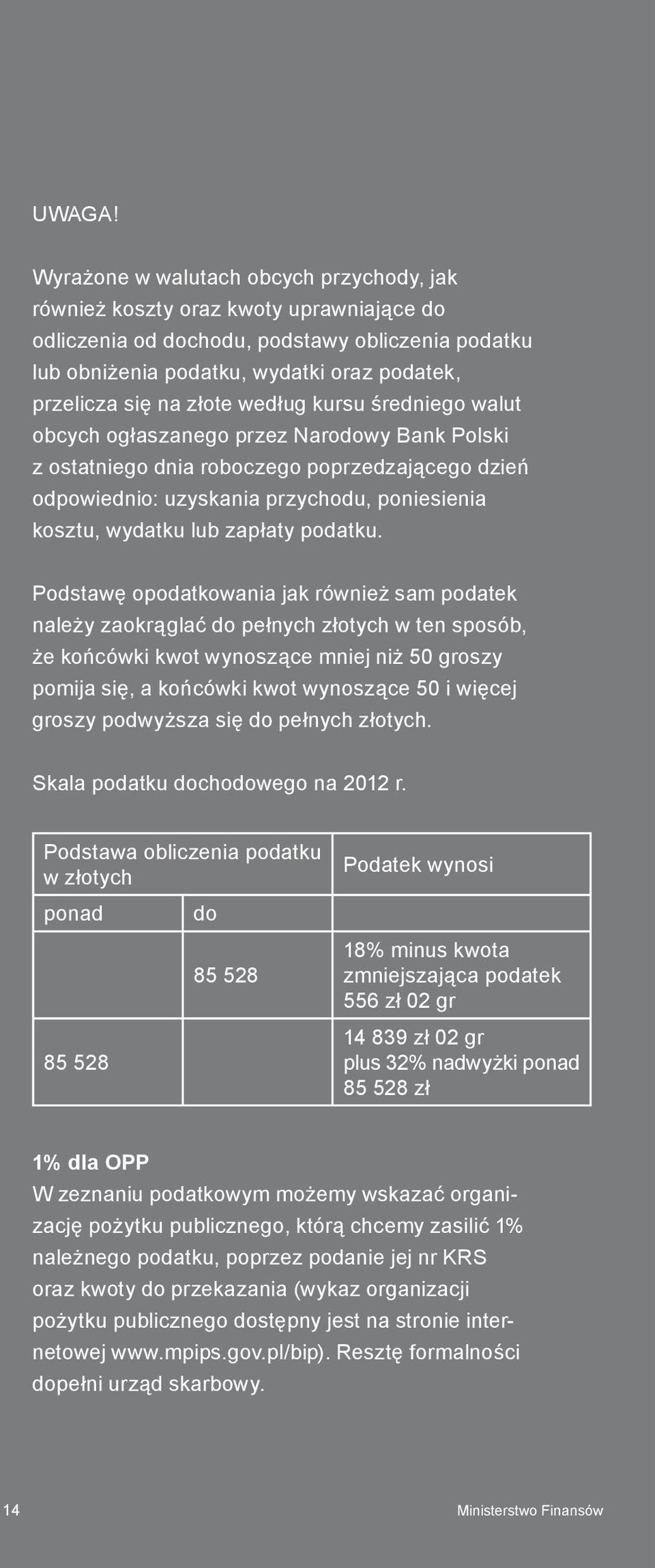 złote według kursu średniego walut obcych ogłaszanego przez Narodowy Bank Polski z ostatniego dnia roboczego poprzedzającego dzień odpowiednio: uzyskania przychodu, poniesienia kosztu, wydatku lub