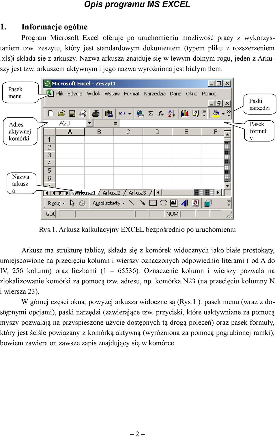 Pase meu Adres atywej omóri Pasi arzędzi Pase formuł y Nazwa arusz a Rys.