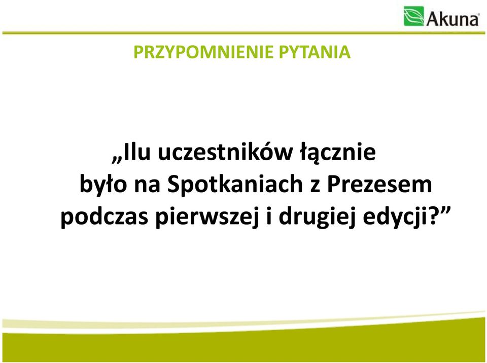 Spotkaniach z Prezesem