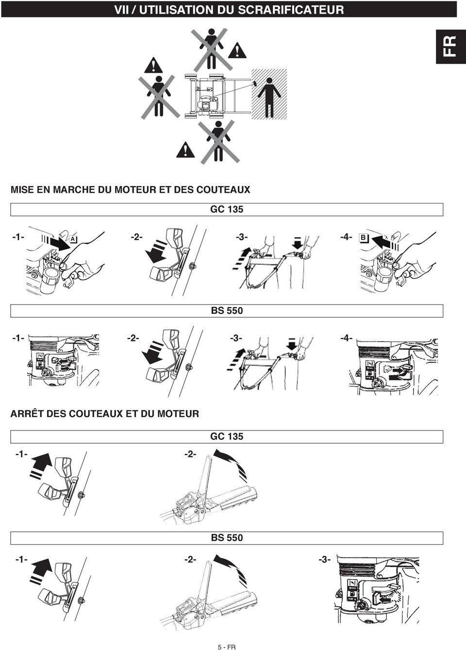 -3- -4- BS 550-1- -2- -3- -4- ARRêT DES COUTEAUx