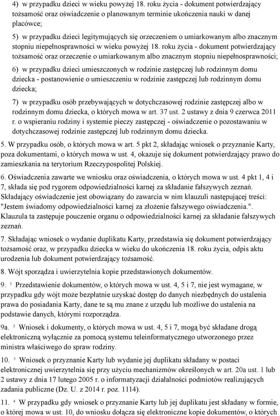 znacznym stopniu niepełnosprawności w wieku powyżej 18.