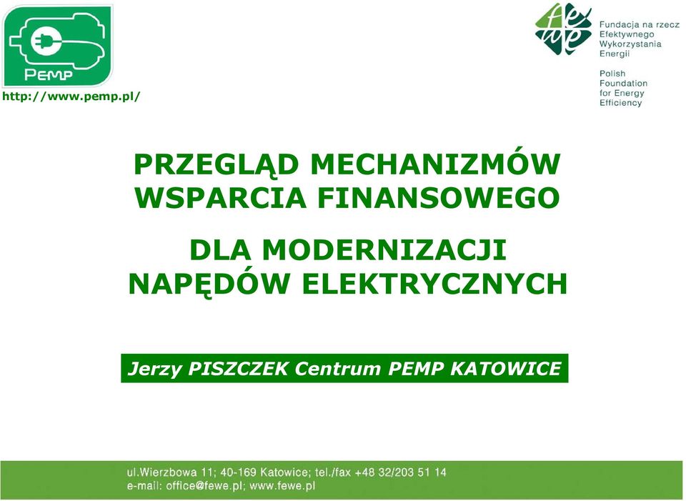 NAPĘDÓW ELEKTRYCZNYCH