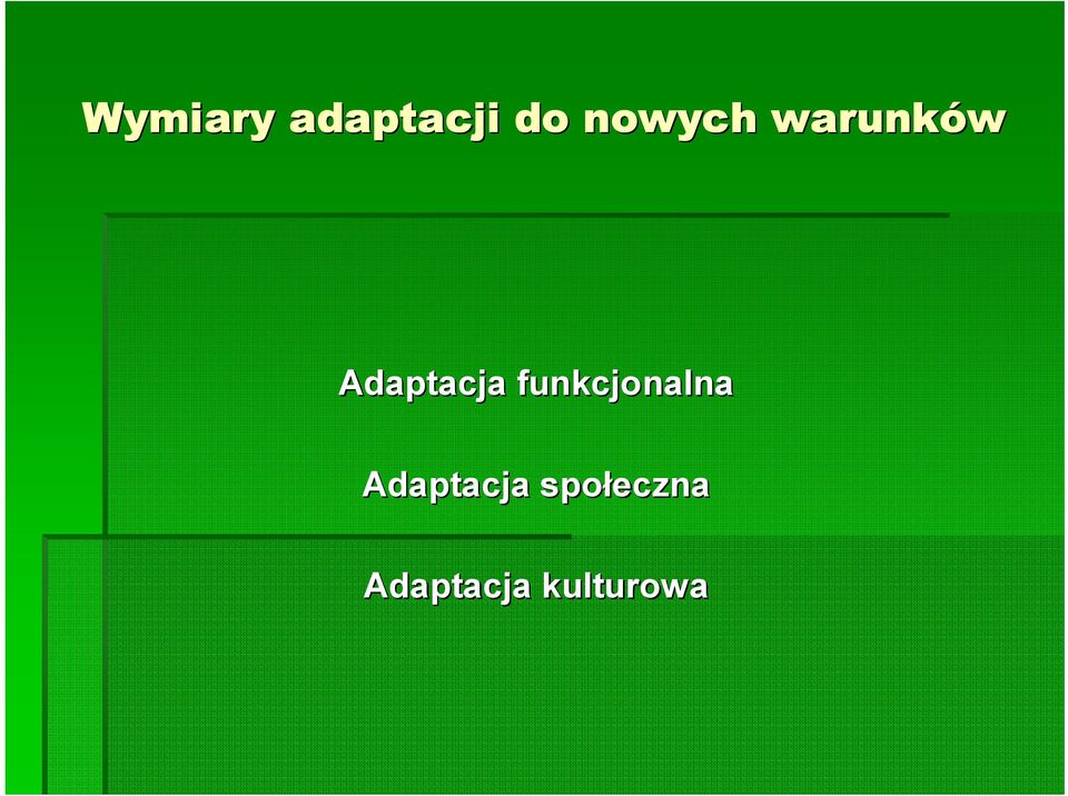 Adaptacja funkcjonalna