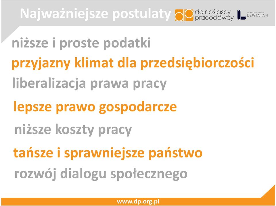 prawa pracy lepsze prawo gospodarcze niższe koszty