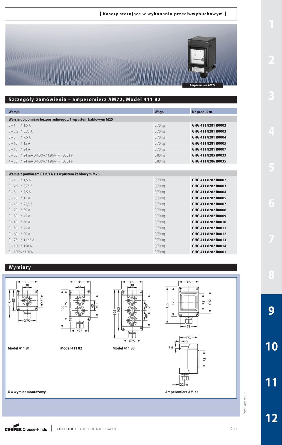 z pomiarem CT n/a z wpustem kablowym M 0 /, A 0,0 kg GHG R000 0, /, A 0,0 kg GHG R000 0 /, A 0,0 kg GHG R000 0 0 / A 0,0 kg GHG R000 0 /, A 0,0 kg GHG R000 0 0 / 0 A 0,0 kg GHG R000 0 0 / A 0,0 kg