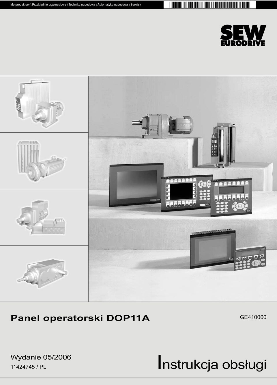 Serwisy Panel operatorski DOP11A GE410000