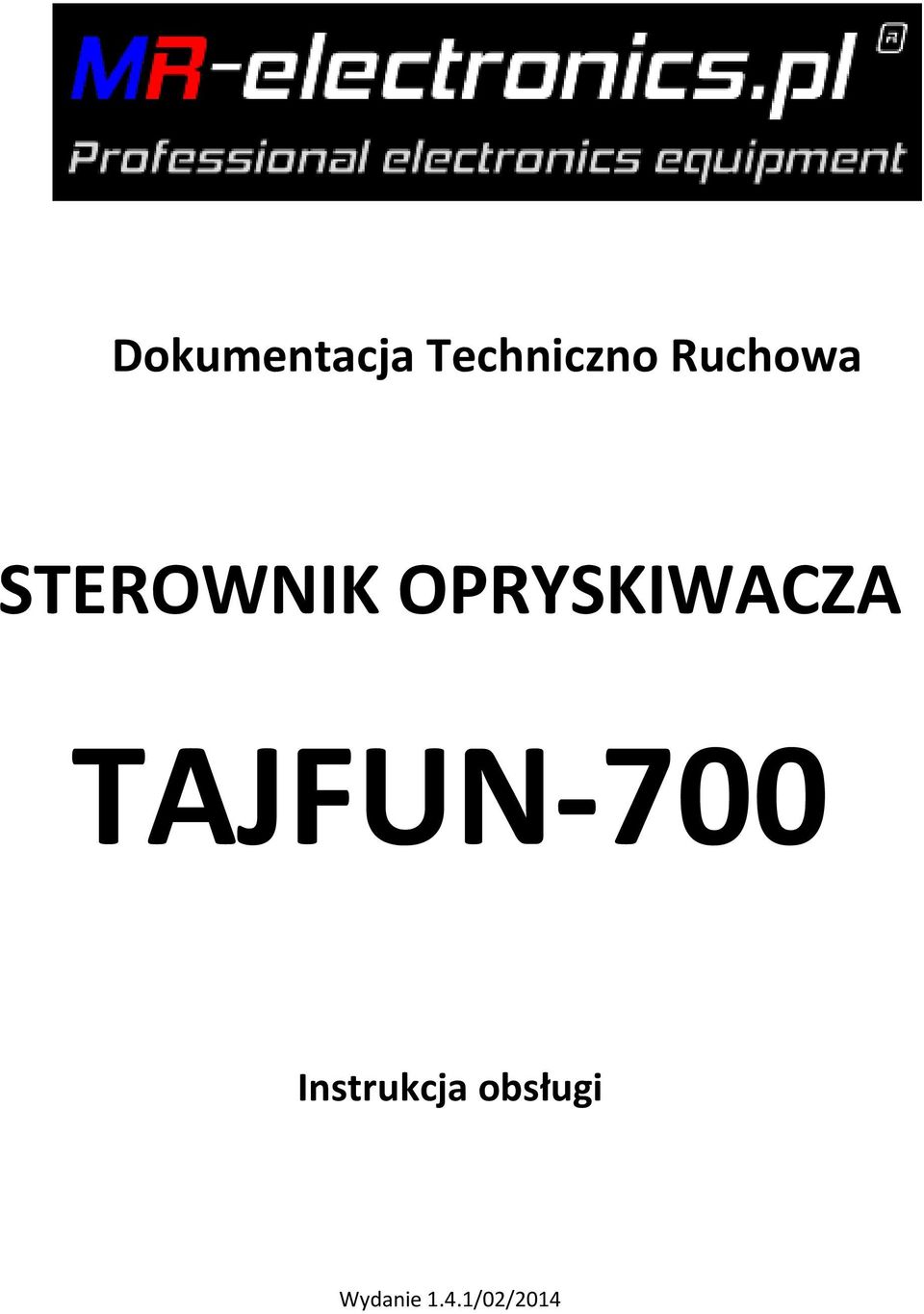 OPRYSKIWACZA TAJFUN-700