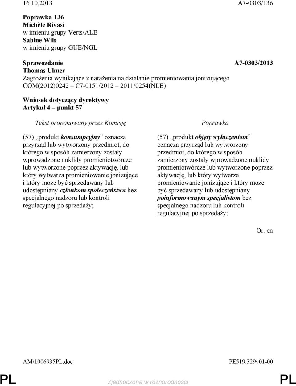 wytworzone poprzez aktywację, lub który wytwarza promieniowanie jonizujące i który moŝe być sprzedawany lub udostępniany członkom społeczeństwa bez specjalnego nadzoru lub kontroli