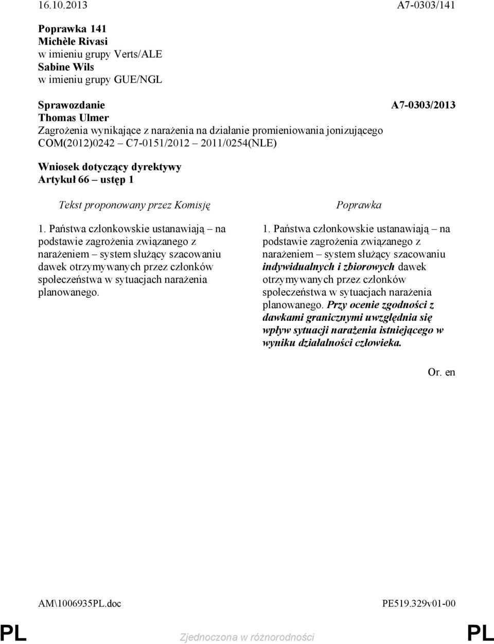 społeczeństwa w sytuacjach naraŝenia planowanego. 1.