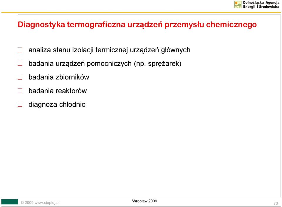 urządzeń pomocniczych (np.