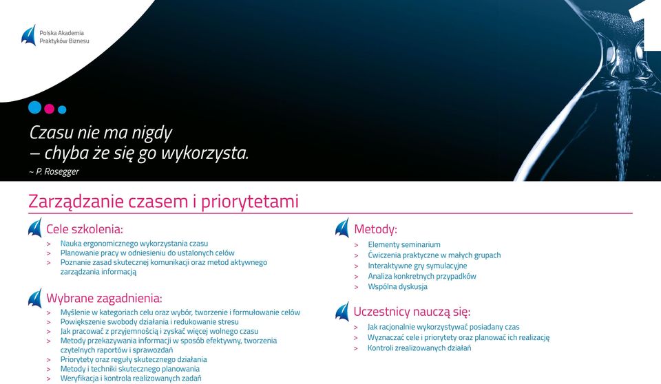 aktywnego zarządzania informacją > > Myślenie w kategoriach celu oraz wybór, tworzenie i formułowanie celów > > Powiększenie swobody działania i redukowanie stresu > > Jak pracować z przyjemnością i