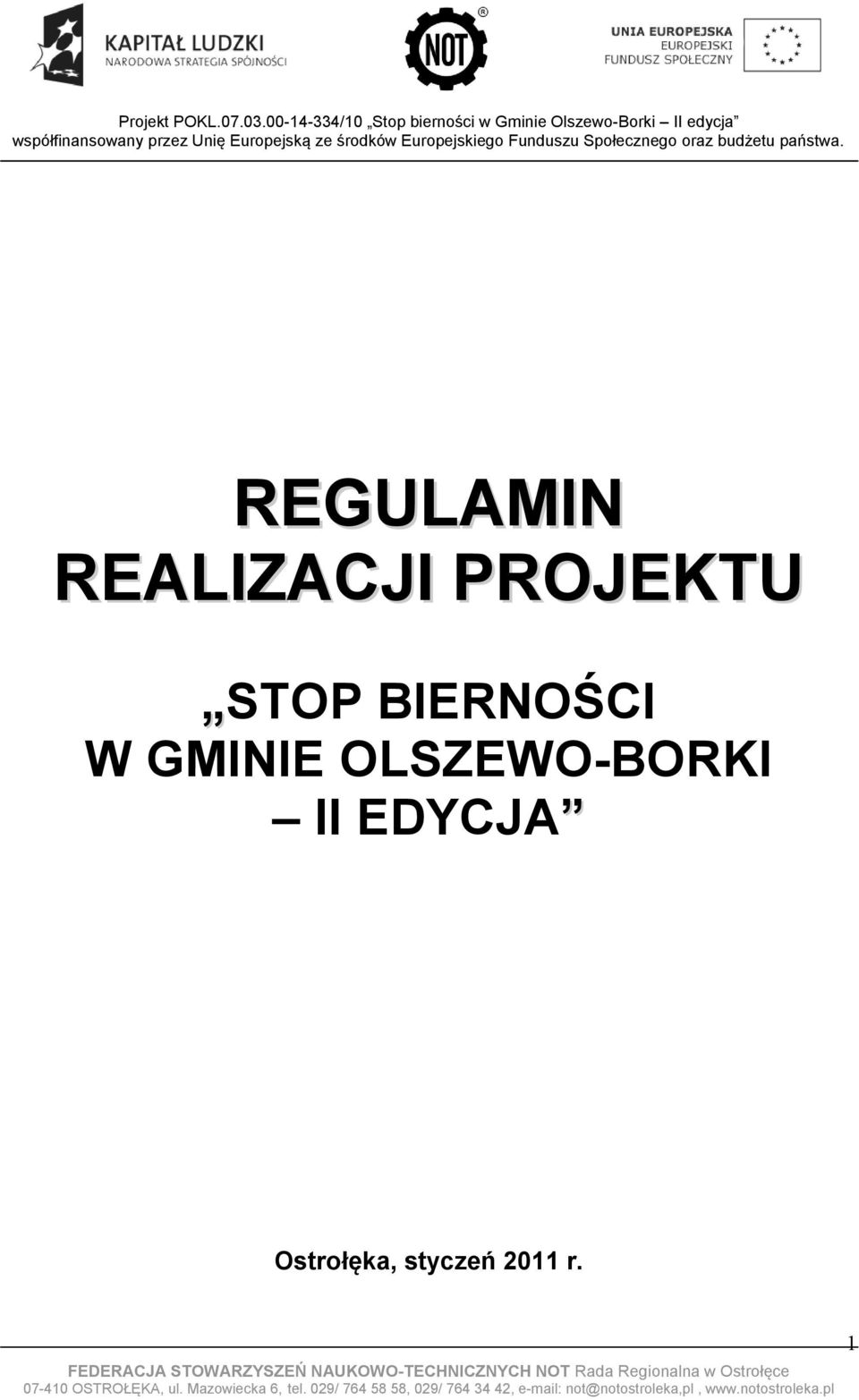 GMINIE OLSZEWO-BORKI II