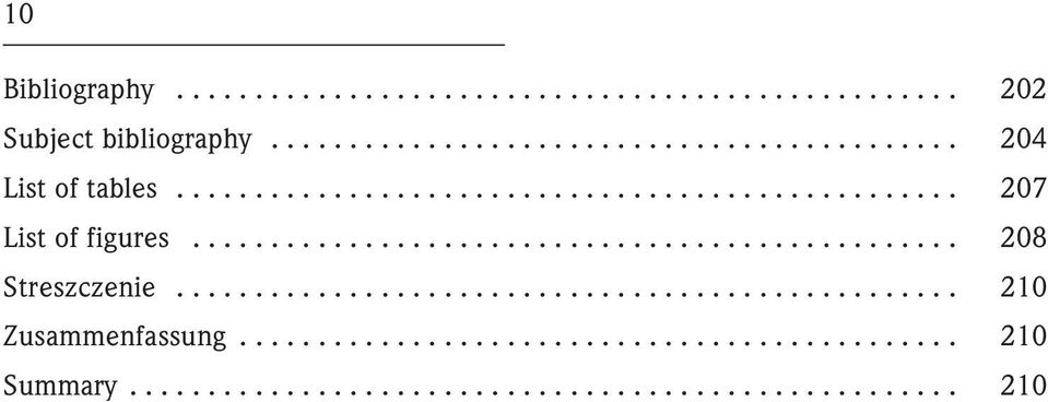 ................................................. 210 Zusammenfassung.............................................. 210 Summary.