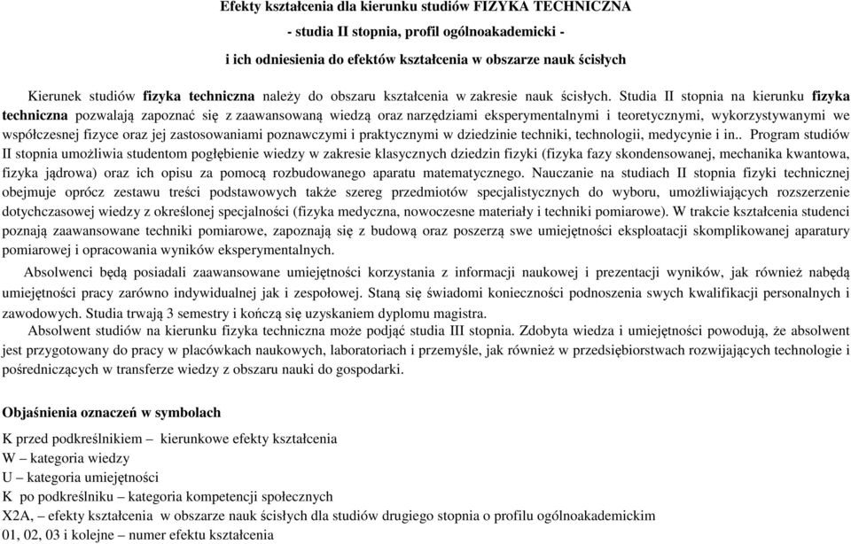 Studia II stopnia na kierunku fizyka techniczna pozwalają zapoznać się z zaawansowaną wiedzą oraz narzędziami eksperymentalnymi i teoretycznymi, wykorzystywanymi we współczesnej fizyce oraz jej