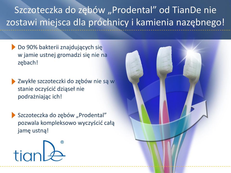 Do 90% bakterii znajdujących się w jamie ustnej gromadzi się nie na zębach!