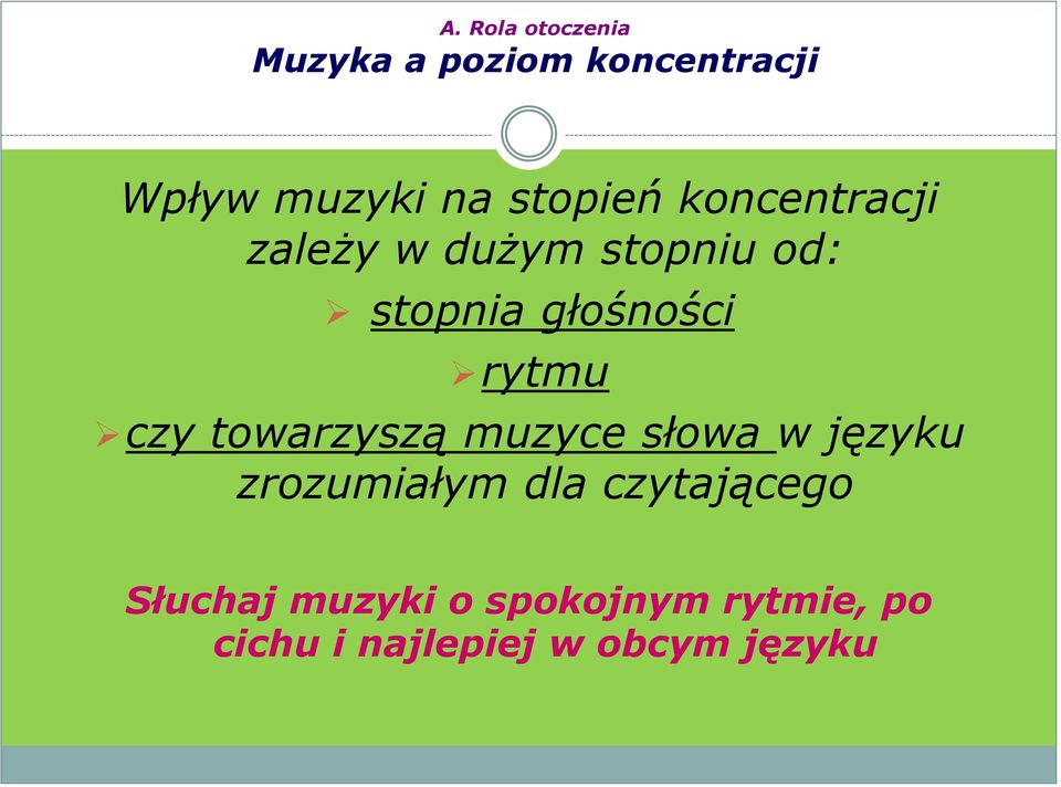 rytmu czy towarzyszą muzyce słowa w języku zrozumiałym dla