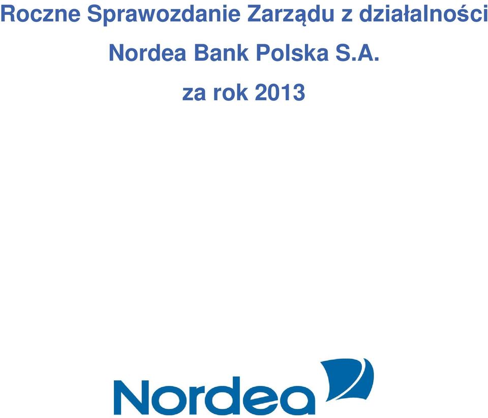 działalności Nordea