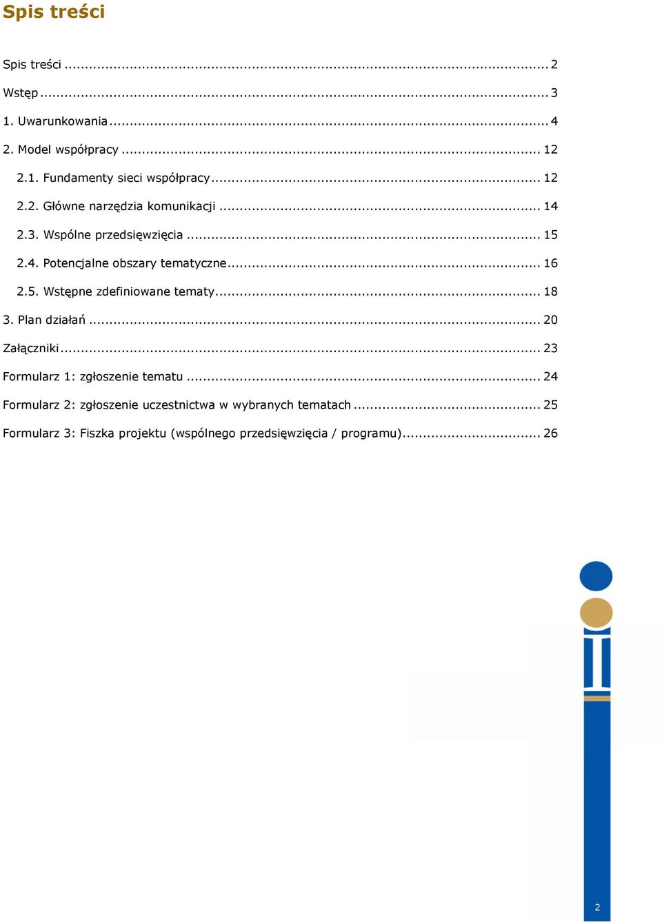 5. Wstępne zdefiniwane tematy... 18 3. Plan działań... 20 Załączniki... 23 Frmularz 1: zgłszenie tematu.