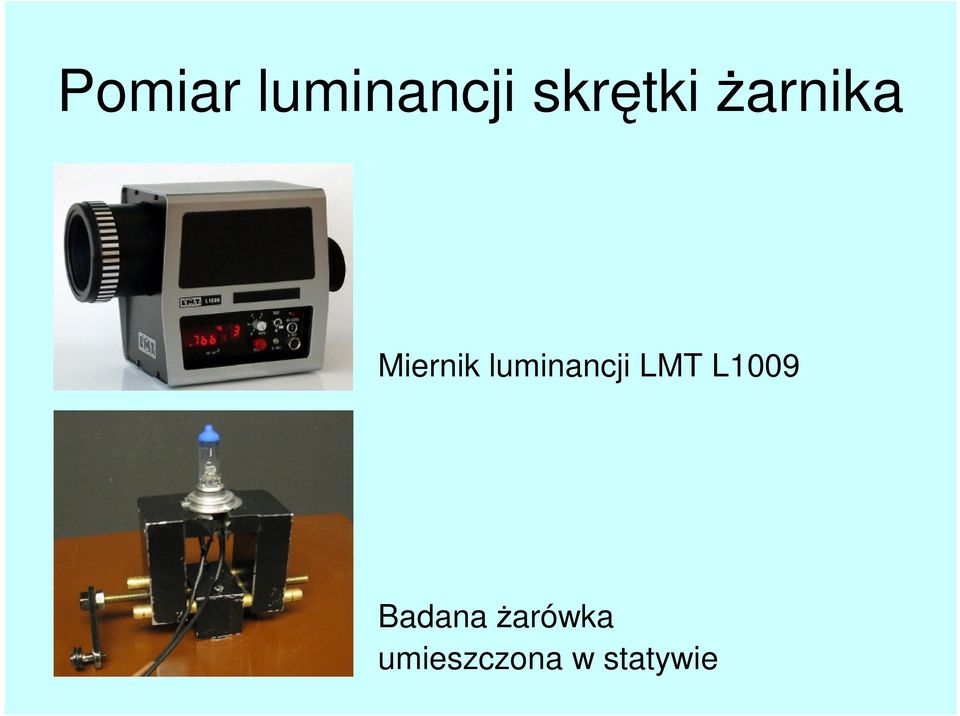 luminancji LMT L1009