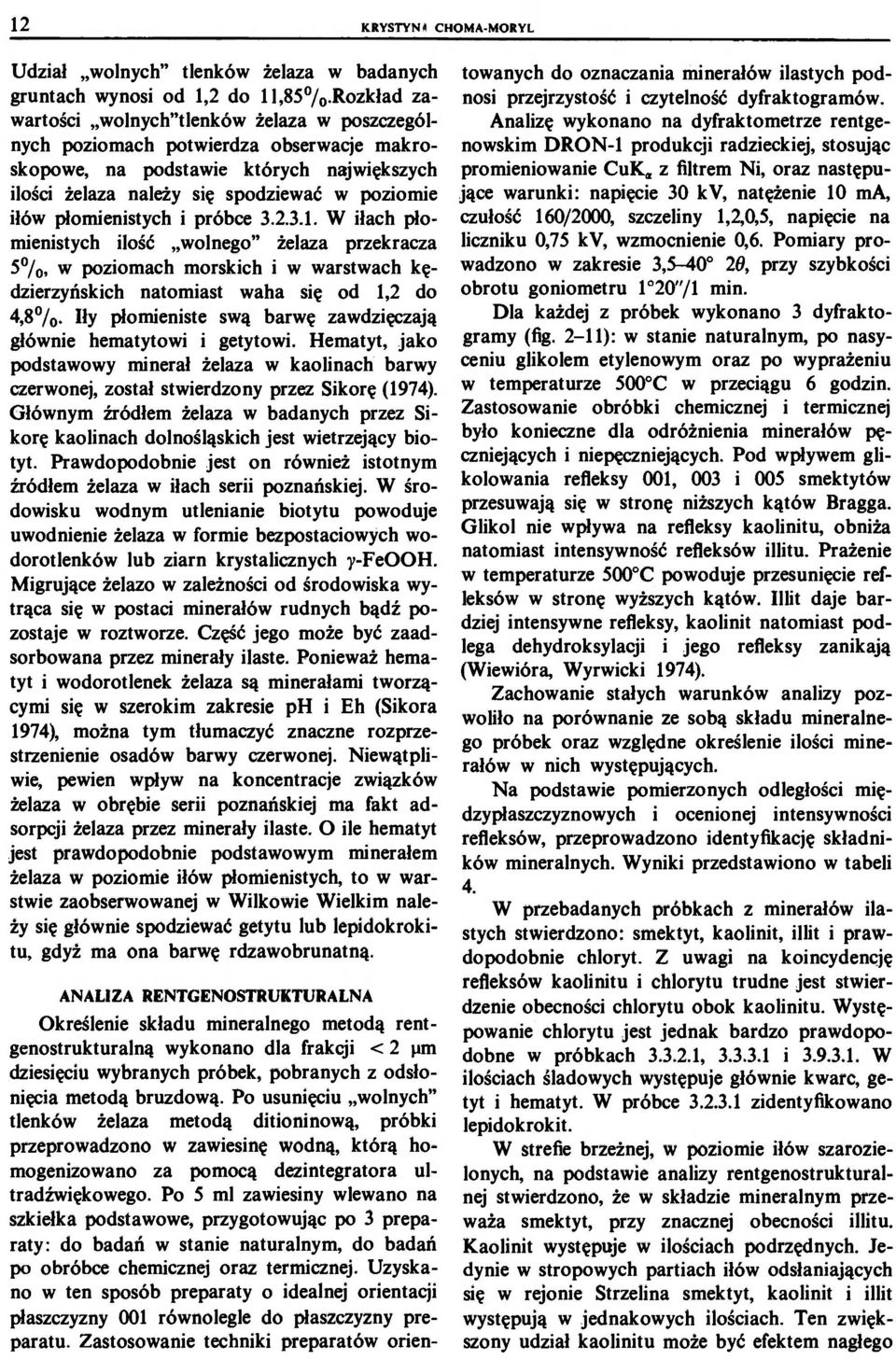 płomienistych i próbce 3.2.3.1.