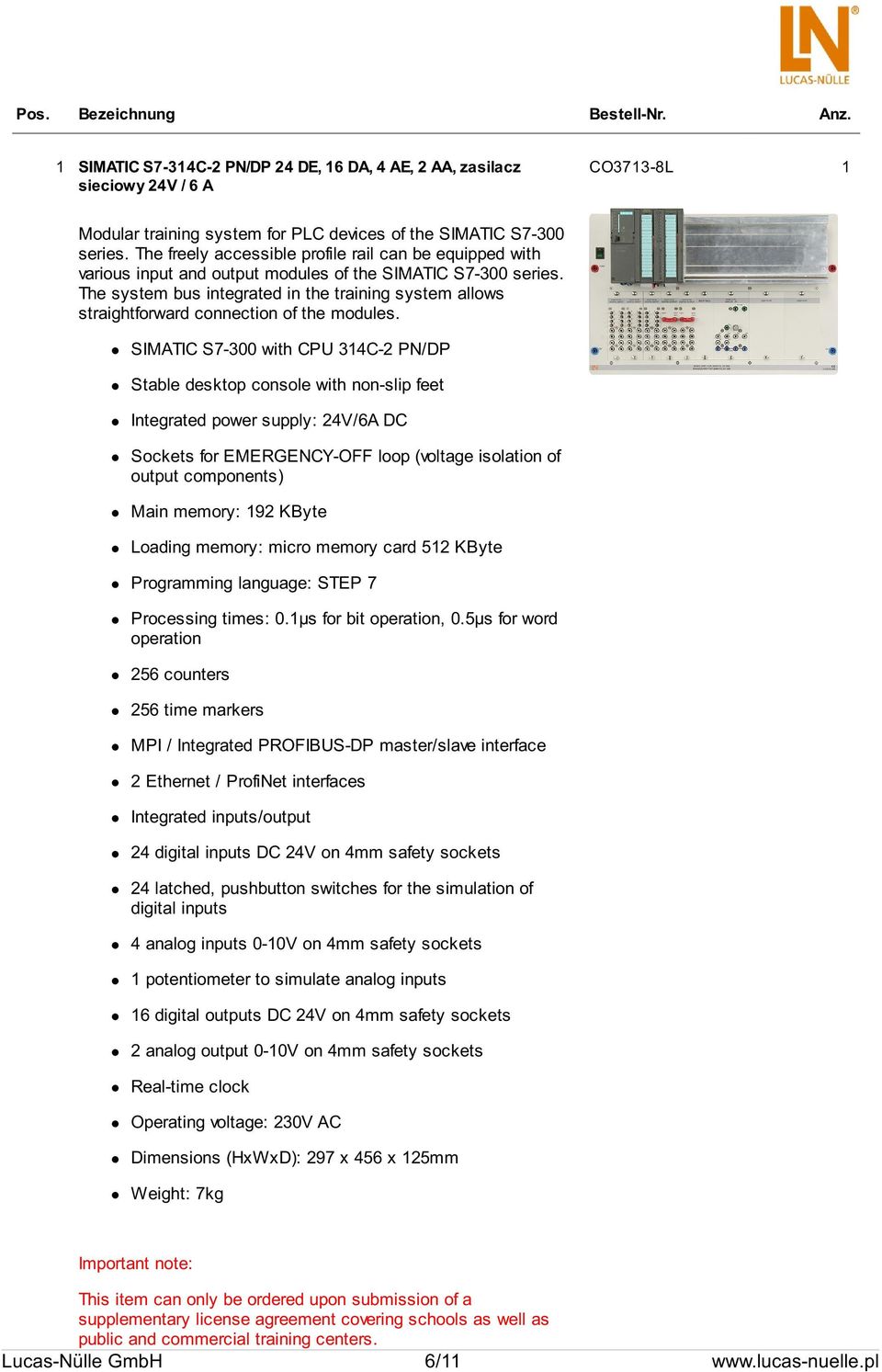 The system bus integrated in the training system allows straightforward connection of the modules.