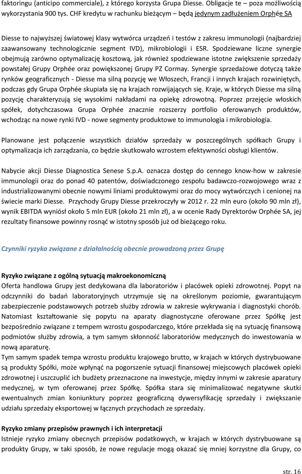 segment IVD), mikrobiologii i ESR.