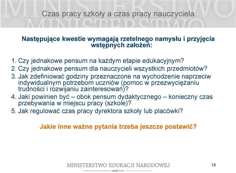 Jak zdefiniować godziny przeznaczone na wychodzenie naprzeciw indywidualnym potrzebom uczniów (pomoc w przezwyciężaniu trudności i rozwijaniu