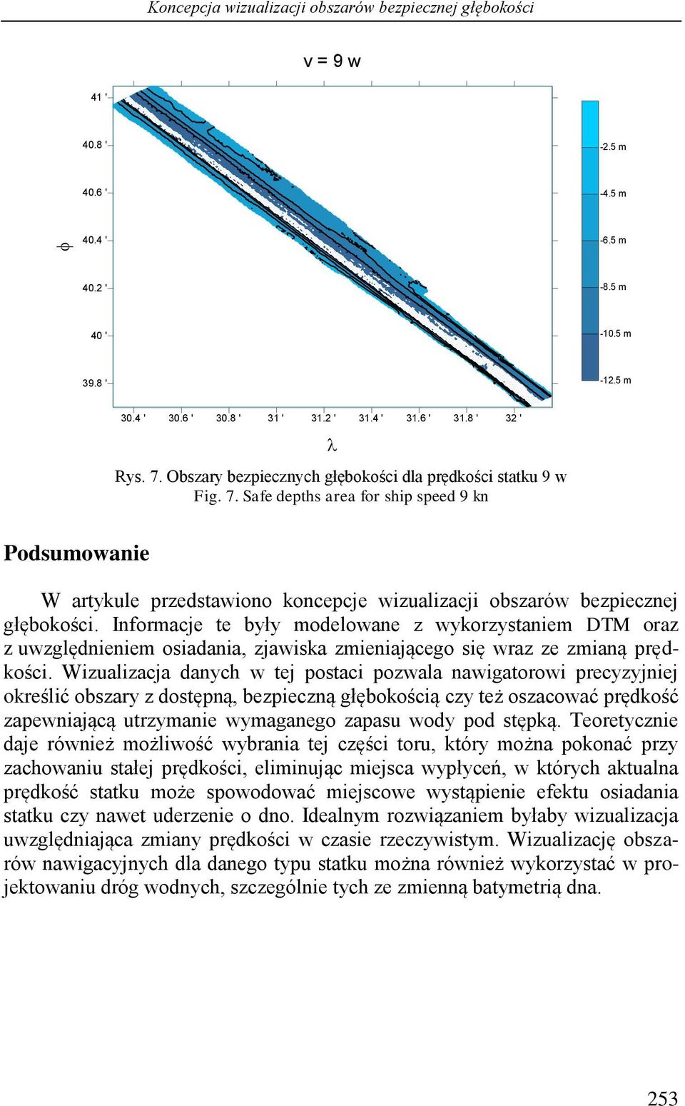 Informacje te były modelowane z wykorzystaniem DTM oraz z uwzględnieniem osiadania, zjawiska zmieniającego się wraz ze zmianą prędkości.