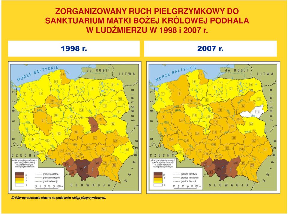 LUDŹMIERZU W 1998 i 2007 r.