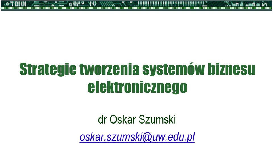 elektronicznego dr