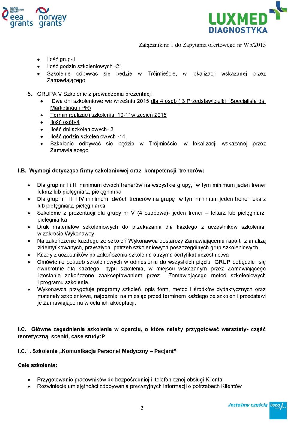 Marketingu i PR) Termin realizacji szkolenia: 10-11wrzesień 2015 Ilość osób-4 Ilość dni szkoleniowych- 2 Ilość godzin szkoleniowych -14 Szkolenie odbywać się będzie w Trójmieście, w lokalizacji