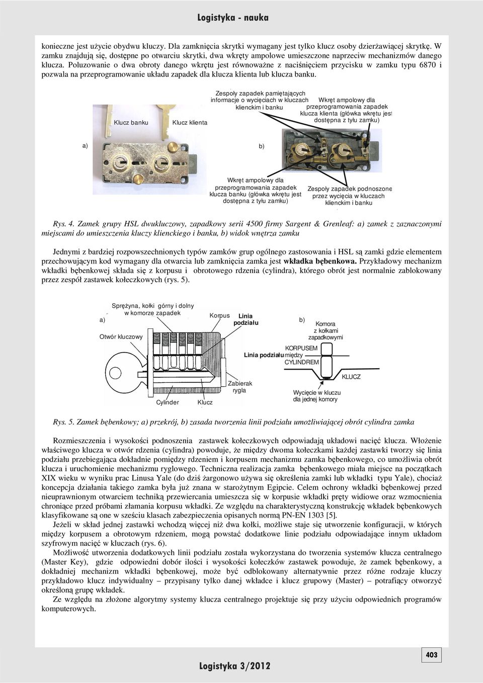 lub klucza banku Klucz banku Klucz klienta Zespoły zapadek pamiętających informacje o wycięciach w kluczach Wkręt ampolowy dla klienckim i banku przeprogramowania zapadek klucza klienta (główka