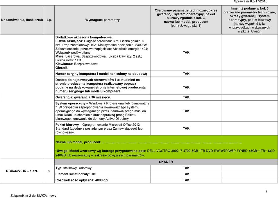 ; Liczba rolek: 1szt. Klawiatura: Bezprzewodowa.