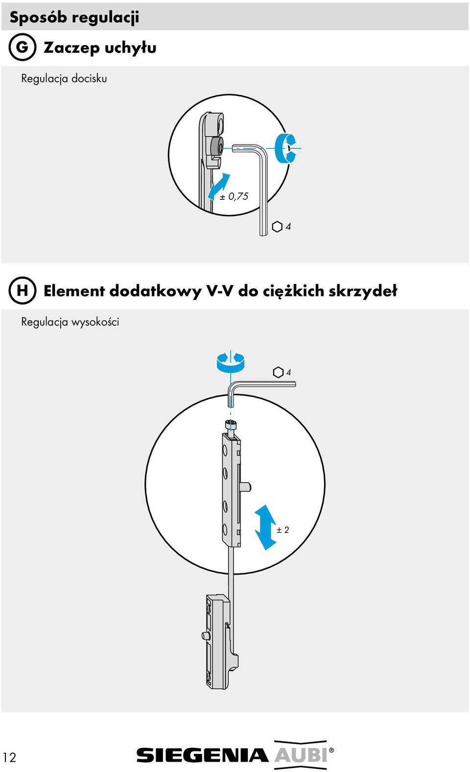 dodatkowy V-V do