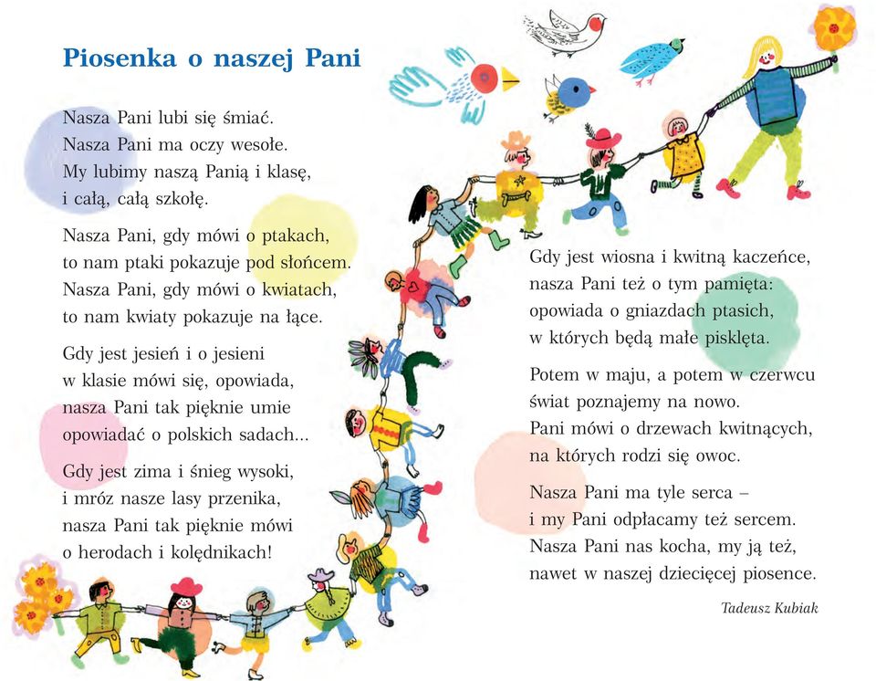 .. Gdy jest zima i śnieg wysoki, i mróz nasze lasy przenika, nasza Pani tak pięknie mówi o herodach i kolędnikach!