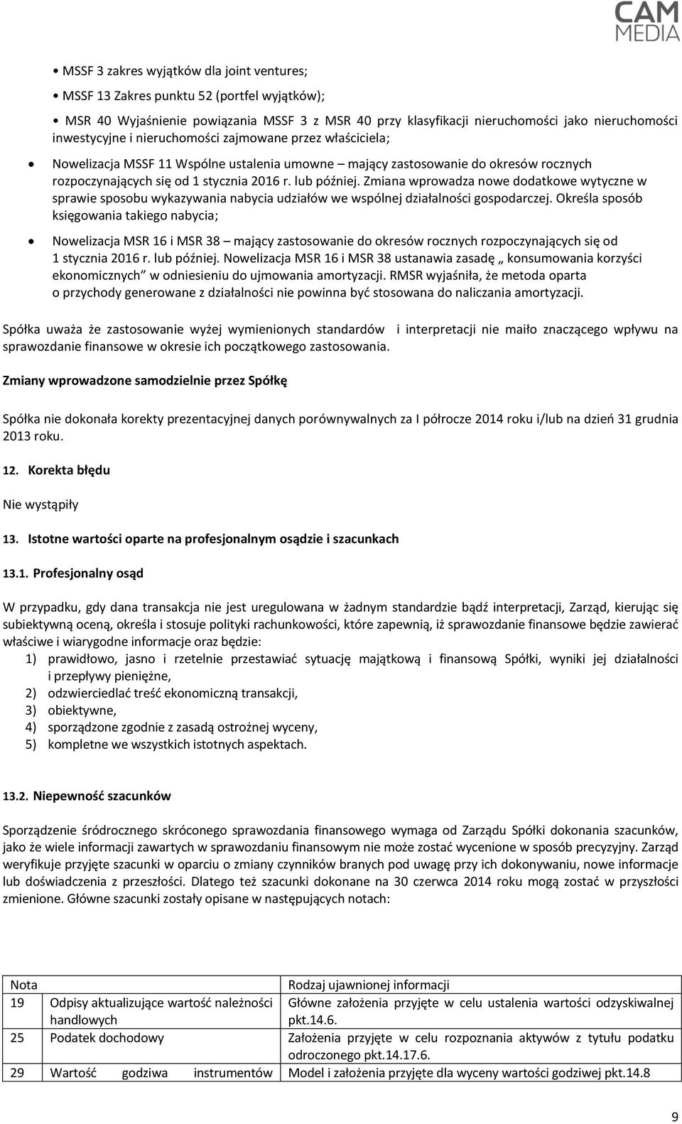 Zmiana wprowadza nowe dodatkowe wytyczne w sprawie sposobu wykazywania nabycia udziałów we wspólnej działalności gospodarczej.