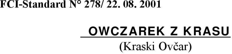 2001 OWCZAREK Z