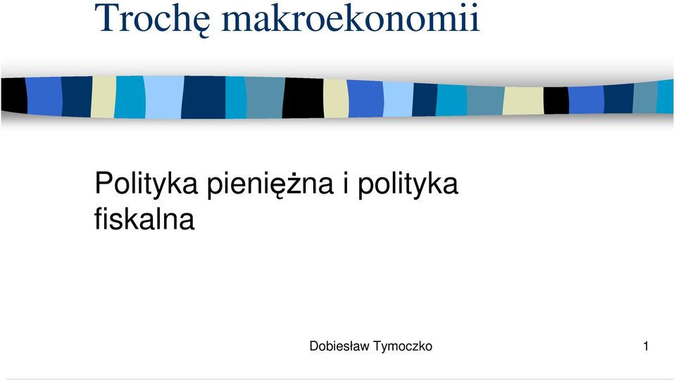 polityka fiskalna