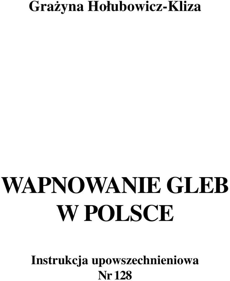 WAPNOWANIE GLEB W