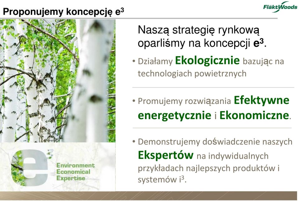 rozwiązaniaefektywne energetycznie i Ekonomiczne.