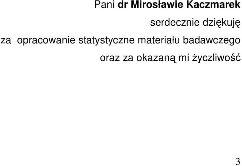 opracowanie statystyczne