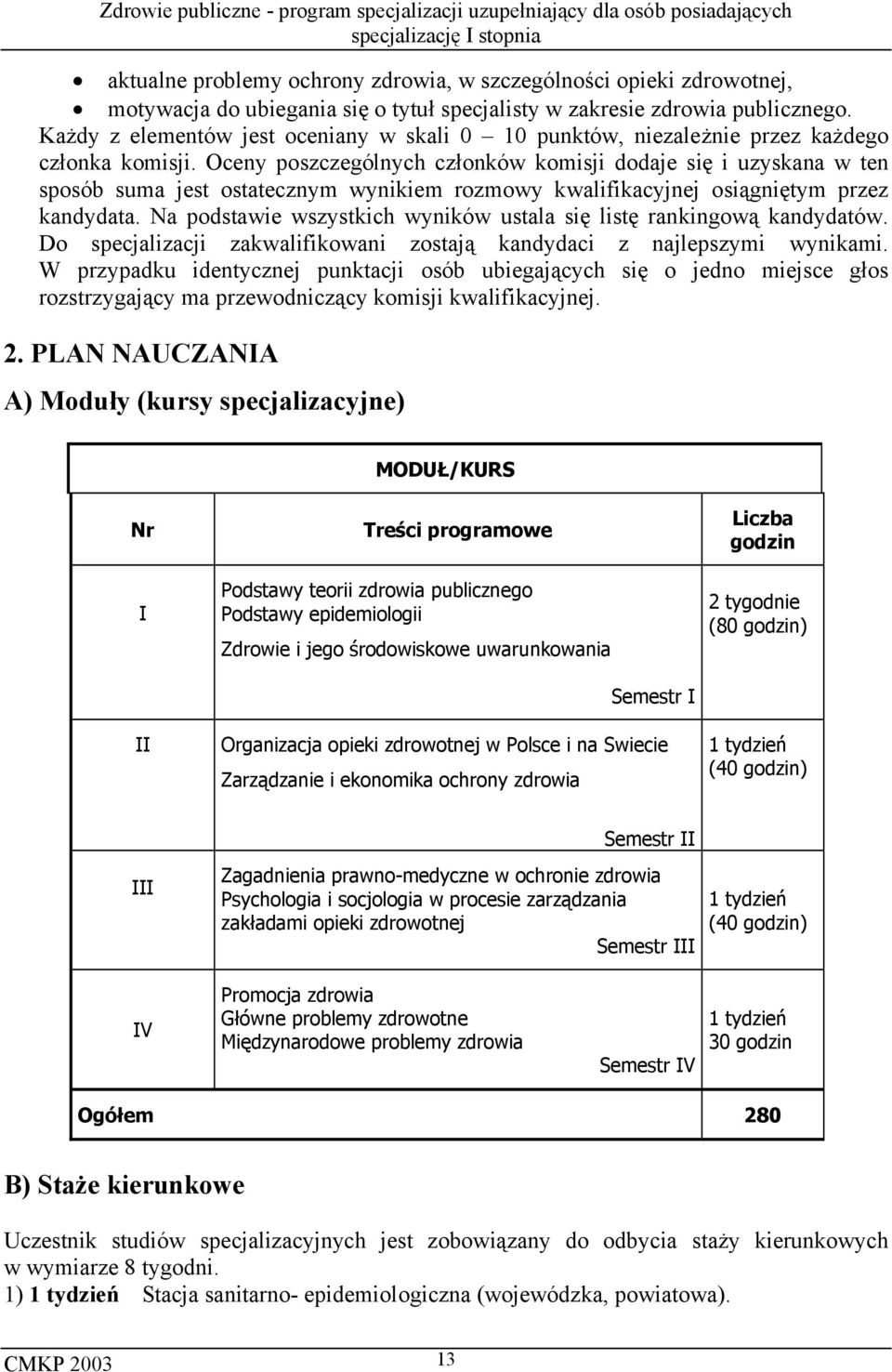 Oceny poszczególnych członków komisji dodaje się i uzyskana w ten sposób suma jest ostatecznym wynikiem rozmowy kwalifikacyjnej osiągniętym przez kandydata.