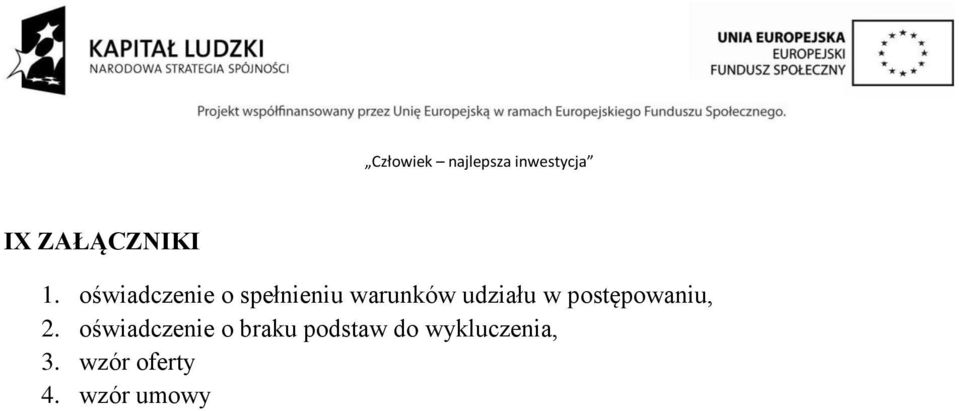 udziału w postępowaniu, 2.