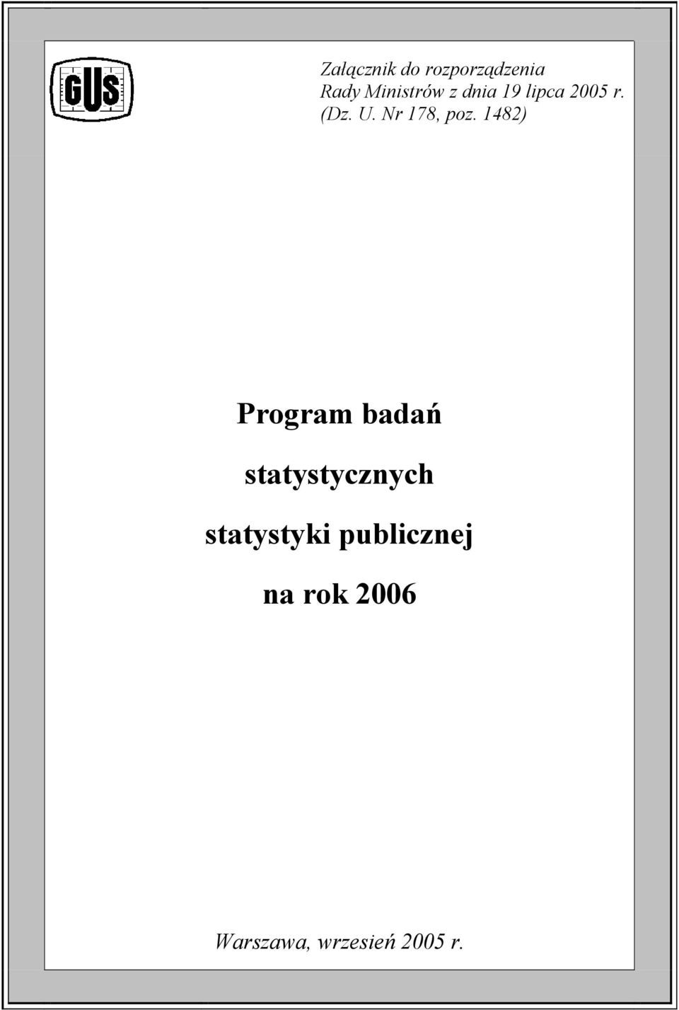 142) Program badań statystycznych statystyki