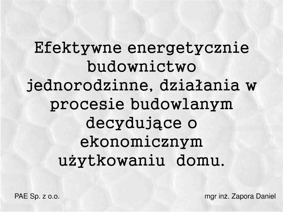 budowlanym decydujące o ekonomicznym