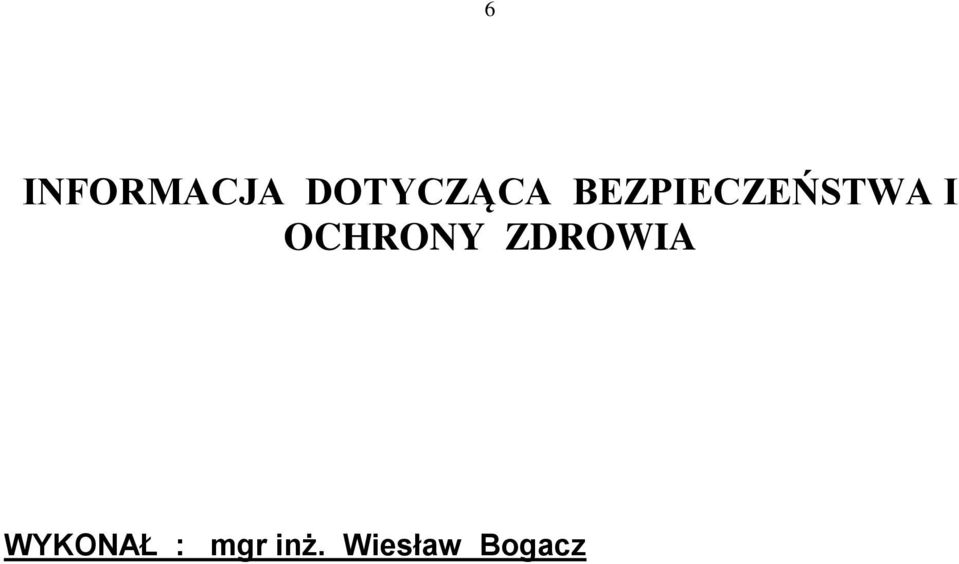 OCHRONY ZDROWIA