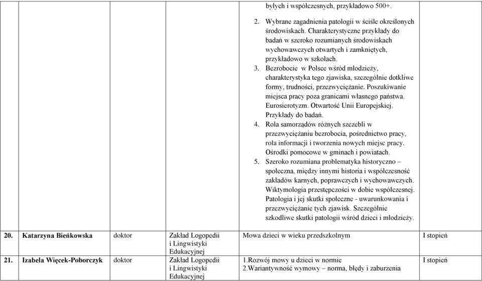 Bezrobocie w Polsce wśród młodzieży, charakterystyka tego zjawiska, szczególnie dotkliwe formy, trudności, przezwyciężanie. Poszukiwanie miejsca pracy poza granicami własnego państwa. Eurosierotyzm.