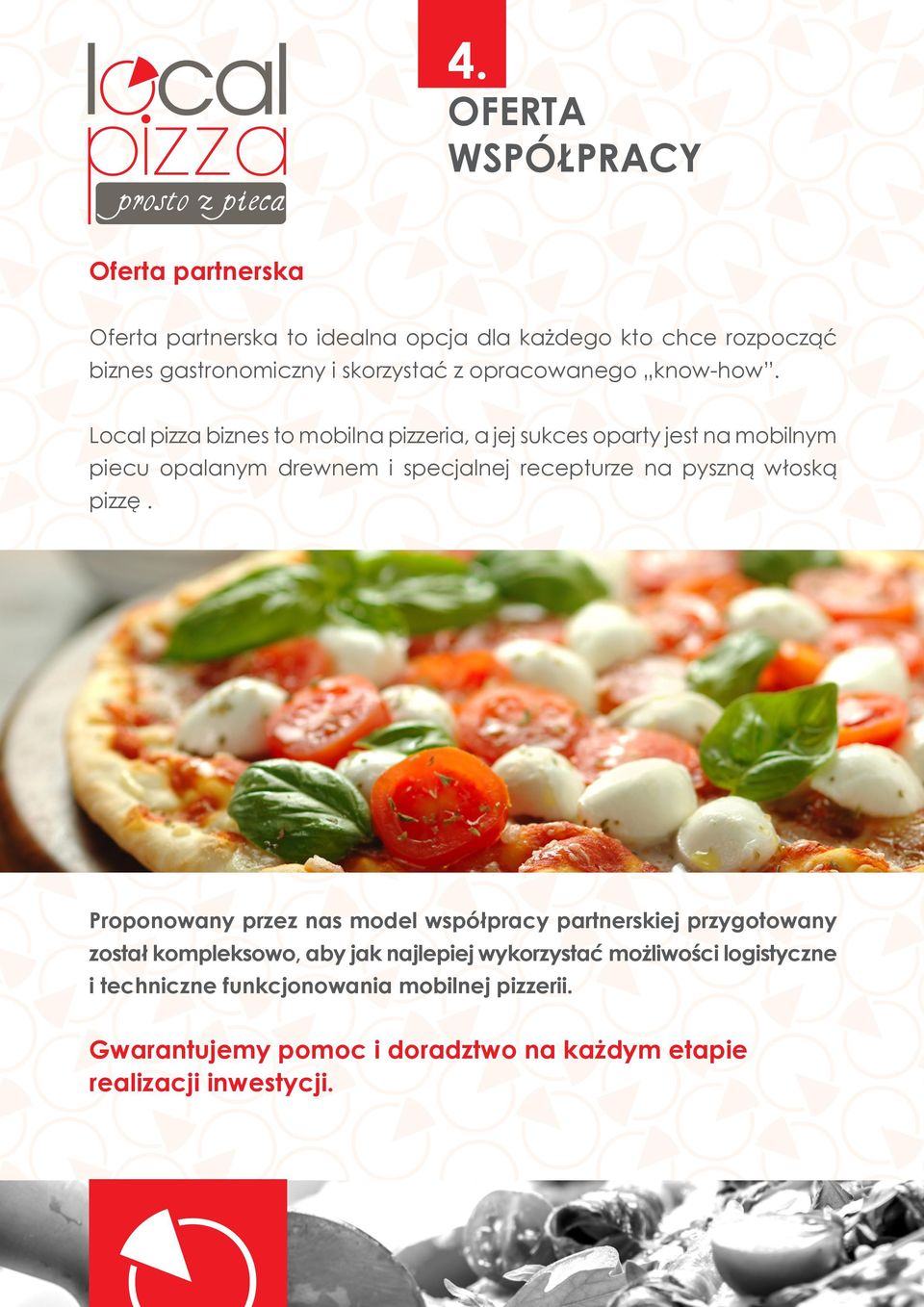 Local pizza biznes to mobilna pizzeria, a jej sukces oparty jest na mobilnym piecu opalanym drewnem i specjalnej recepturze na pyszną włoską