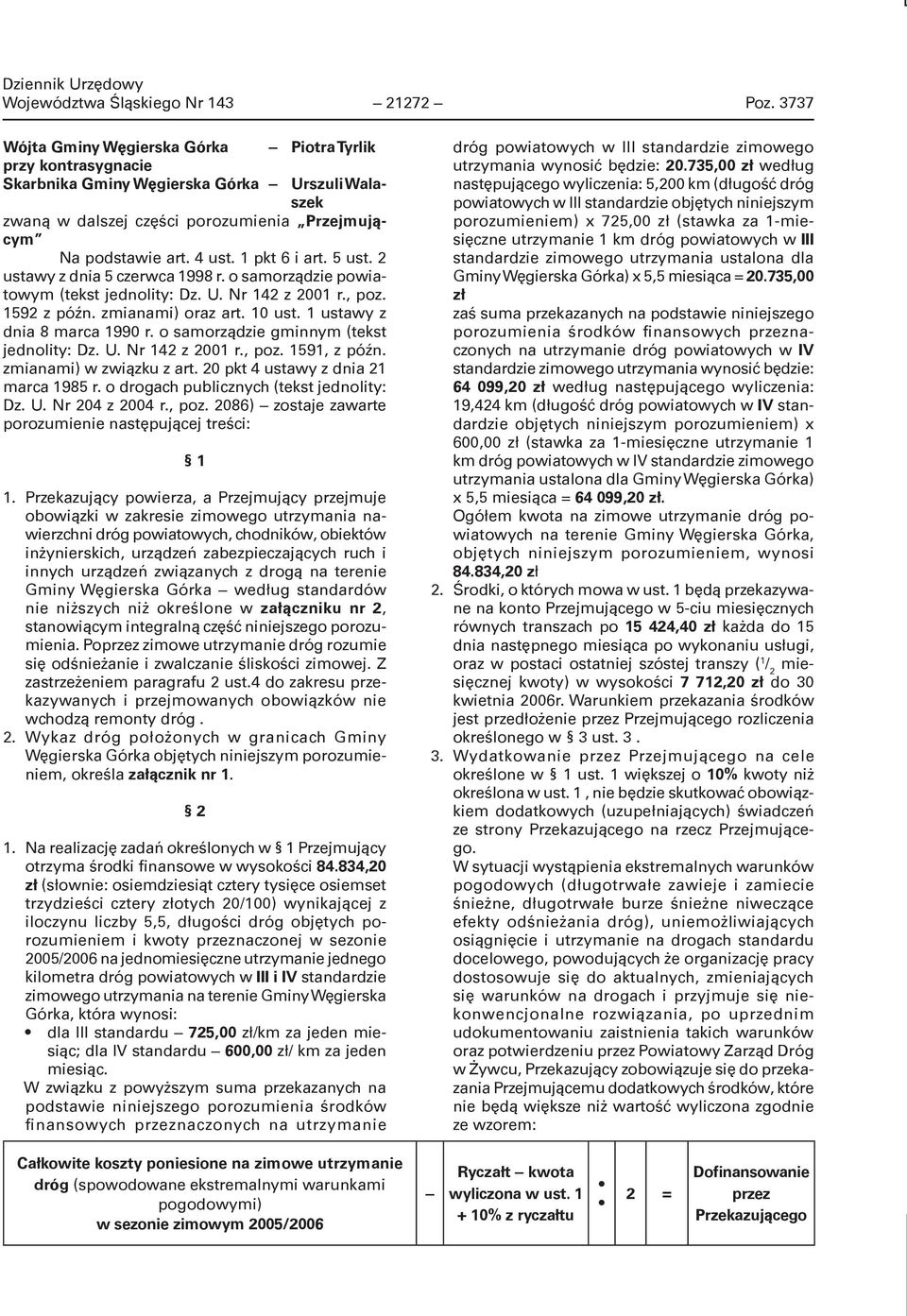 1 pkt 6 i art. 5 ust. 2 ustawy z dnia 5 czerwca 1998 r. o samorządzie powiatowym (tekst jednolity: Dz. U. Nr 142 z 2001 r., poz. 1592 z późn. zmianami) oraz art. 10 ust.