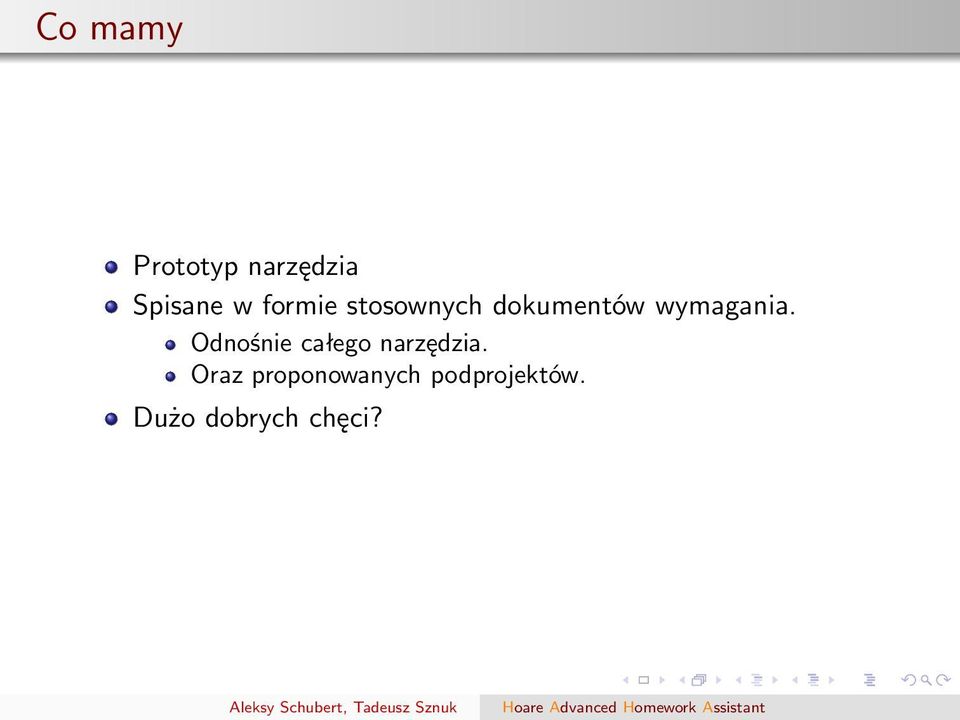 Odnośnie całego narzędzia.